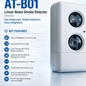 How to Solve Beam Smoke Detector Installation and Maintenance Challenges | HazenFire AT-B01