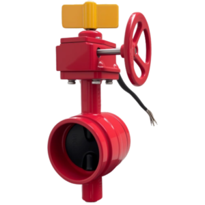 UL FM Highriser Butterfly Valve Grooved Ends 300PSI