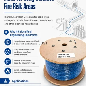 Conveyor Belt Fire Detection: Why Linear Heat Detection Cable Is the Smart Choice