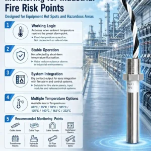 Explosion-Proof Temperature Detector for Hazardous Industrial Areas | HazenFire AT-EH03