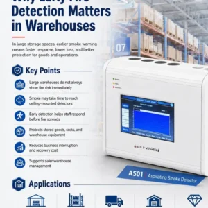 Aspirating Smoke Detection for Warehouse Early Fire Warning