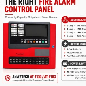 How to Choose a 2/4/6/8 Loop Fire Alarm Panel? | HazenFire AT-F102/F103 Addressable Fire Alarm System Guide